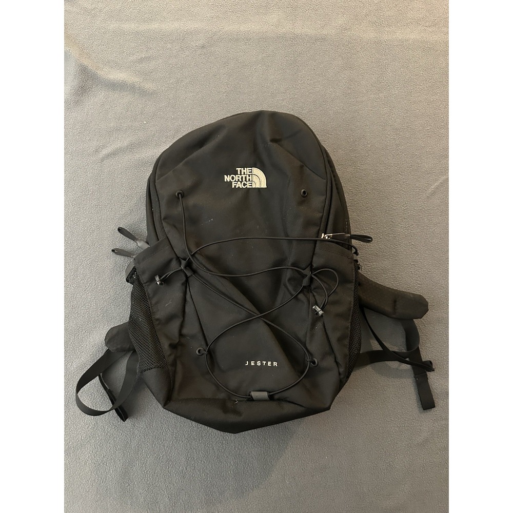 The North Face black and rose gold Jester backpack